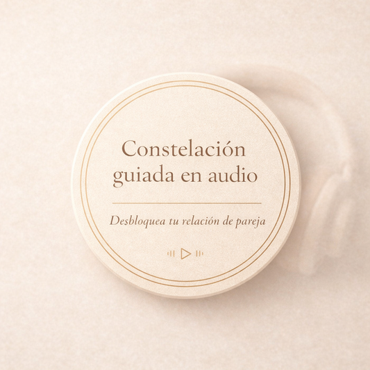 Constelación guiada en audio · Desbloquea tu relación de pareja